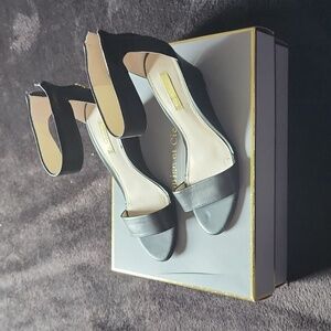 Louise et die black leather wedges 7